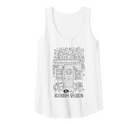 Femme Bookish Season Chemise d'automne Confortable Librairie d'automne T-Shirt de Lecture Débardeur