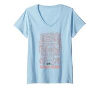 Femme Bookish Season Chemise d'automne Confortable Librairie d'automne T-Shirt de Lecture T-Shirt avec Col en V