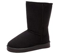 Femme Bottes De Neige Fourrées Retro Classique Chaussures Chaudes Hiver Mode Confortables Combat Bottines Suede Daim Cheville Plates Bottillon de Chasse Ski Travail Trekking Sport Casual Snow Boots