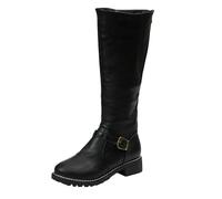 Femme Bottines De Marche Classiques Pour L'extérieur Confortable Sans Lacet Montantes À Lacets Bottes Confortable Chaudes Boots(40)