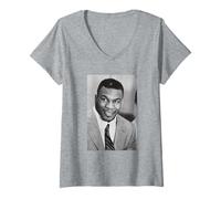 Femme Boxe Mike Tyson à Londres pour Frank Bruno Vs James Tillis T-Shirt avec Col en V