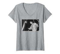 Femme Boxe Muhammad Ali Caesars Palace Training for Joe Bugner T-Shirt avec Col en V