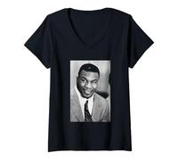 Femme Boxer Mike Tyson à Londres pour Frank Bruno Vs James Tillis T-Shirt avec Col en V