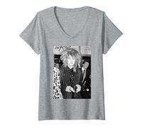 Femme Boy George of Culture Club à la première du Film 1984 T-Shirt avec Col en V