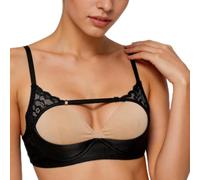 Femme Brassière Soutien Gorge Cage Creuse Sans Coupelles Ouvert | Soutien Gorge Maintien Armatures,Armature,Satin Brillant Et Lisse,Nuit De Mariage,Chambre,Cérémonie,Boîte,Soirée Spéciale