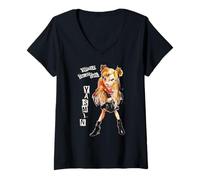Femme Bratz Yasmin Poupée Pretty 'N' Punk T-Shirt avec Col en V