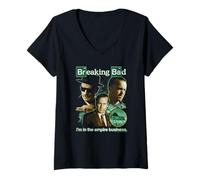 Femme Breaking Bad I'm in The Empire Business Collage TV Show T-Shirt avec Col en V