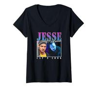 Femme Breaking Bad Jesse Cap'n Cook 90's Throwback TV Show T-Shirt avec Col en V