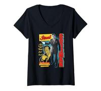 Femme Breaking Bad Saul Goodman Colorful Ad Collage TV Show T-Shirt avec Col en V