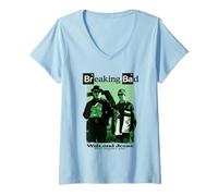 Femme Breaking Bad What Happens Now T-Shirt avec Col en V