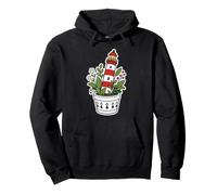 Femme Bretonne Jardinage Phare Breton Plantes Bretagne Sweat à Capuche