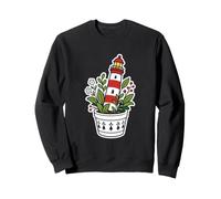 Femme Bretonne Jardinage Phare Breton Plantes Bretagne Sweatshirt