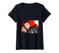 Femme Brett Anderson Suede (Chanteur, Chef de la Musique, 1999) T-Shirt avec Col en V