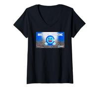 Femme Brett Crypto et Brett Meme Coin pour Brett Meme T-Shirt avec Col en V
