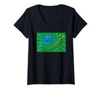Femme Brett Crypto et Brett Meme Coin pour Brett Meme T-Shirt avec Col en V
