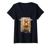 Femme Britney Spears - Oops!... I Did It Again Tour anniversaire T-Shirt avec Col en V