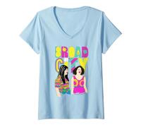 Femme Broad City Abbi & Ilana Sketch T-Shirt avec Col en V