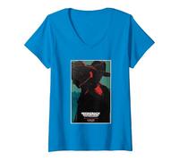 Femme Brokeback Mountain 20th Anniversary Silhouettes T-Shirt avec Col en V, Saphir, XXL