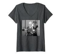 Femme Bruce Forsyth The Price is Right Strictly Come Dancing T-Shirt avec Col en V