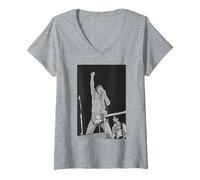 Femme Bruce Springsteen E Street Band est né en direct aux États-Unis T-Shirt avec Col en V