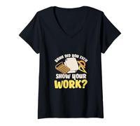Femme Bruh Avez-Vous même montré Un Travail de Professeur T-Shirt avec Col en V