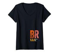 Femme Bruh We Out Cours de remise de diplôme de cinquième année de 5e année 2025 T-Shirt avec Col en V
