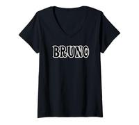 Femme Bruno T-Shirt avec Col en V