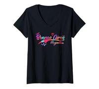 Femme Buenos Aires Argentina | Vacation Travel T-Shirt avec Col en V