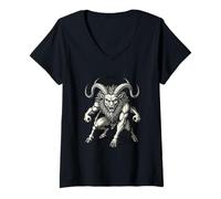 Femme Buer Fierce Mythe in Motion T-Shirt avec Col en V