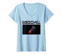 Femme Bugonia Galactic Voyage T-Shirt avec Col en V