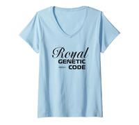 Femme Bugonia Royal Genetic Code T-Shirt avec Col en V
