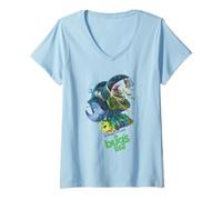 Femme Bug's Life Gang Flying T-Shirt avec Col en V