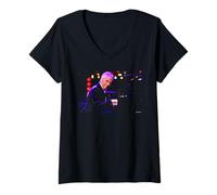 Femme Burt Bacharach Close to You Légende de l'écriture de chansons Andy Willsher T-Shirt avec Col en V