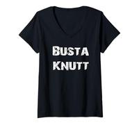 Femme Busta Knutt T-Shirt avec Col en V