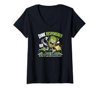 Femme Buvez de manière Responsable Soyez la Boisson Que Vous Souhaitez Voir T-Shirt avec Col en V