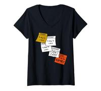 Femme Cadeau Amusant Friday I'm in Love T-Shirt avec Col en V