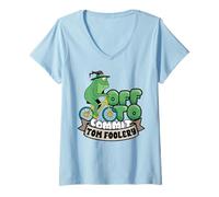Femme Cadeau pour l'amour de la Grenouille T-Shirt avec Col en V