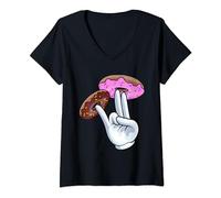 Femme Cadeau sexuel drôle pour adultes I 2 In The Pink 1 In the Stink T-Shirt avec Col en V