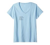 Femme Café Antes Que Todo | Cultural Irony Design T-Shirt avec Col en V