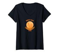 Femme Calendrier d'octobre Pleine Lune récolte - Hauts et Accessoires T-Shirt avec Col en V