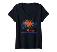 Femme Call of Duty Black Ops 7 Embrace The Madness Video Game T-Shirt avec Col en V