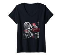 Femme Call of Duty Task Force 141 Stay Frosty Video Game T-Shirt avec Col en V
