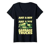 Femme Camion à ordures Camions à ordures T-Shirt avec Col en V