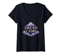 Femme Camp de rêve T-Shirt avec Col en V