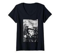 Femme Campagne de Licence télévisée Only Fools and Horses de David Jason 1988 T-Shirt avec Col en V