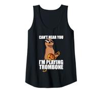 Femme Can't Hear You Trombone Trombone Débardeur