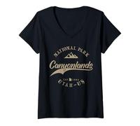 Femme Canyonlands National Park | Utah T-Shirt avec Col en V