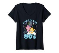 Femme Care Bears Birthday Bear Love-A-Lot Bear Made In The 80's T-Shirt avec Col en V