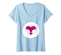 Femme Care Bears Cousins Swift Heart Rabbit Belly T-Shirt avec Col en V