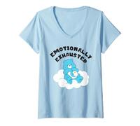 Femme Care Bears Emotionally Exhausted T-Shirt avec Col en V